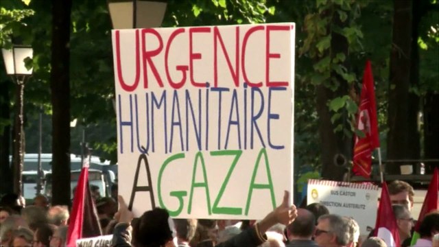France : des centaines de manifestants solidaires de Gaza