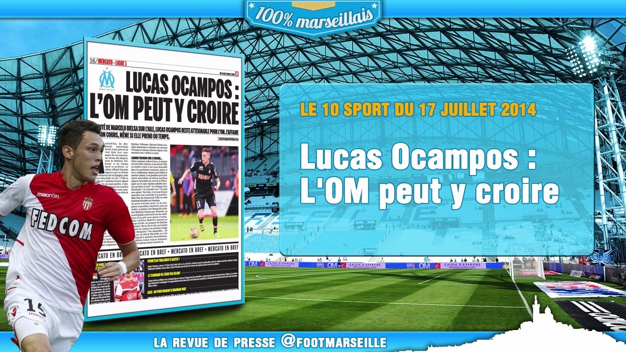 OM : Ocampos se rapproche, Grimault se paye Labrune... La revue de presse de l'Olympique de Marseille !