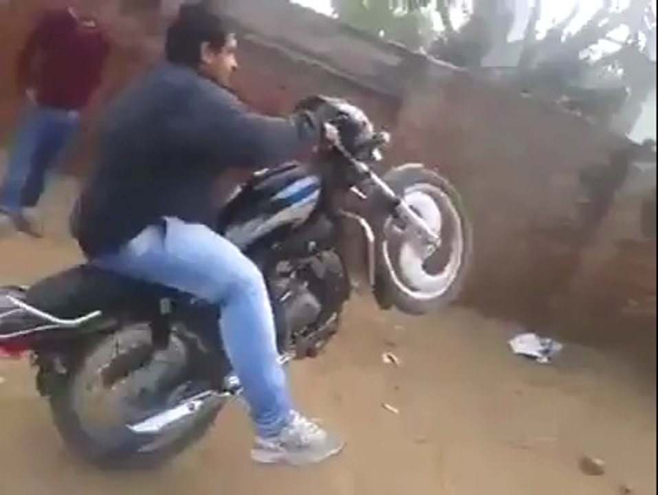 honda one wheeling fun