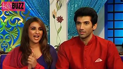 EID Celebration with Parineeti Chopra & Aditya Kapoor on zeetv Qubool Hai 16th July 2014 EPISODE
