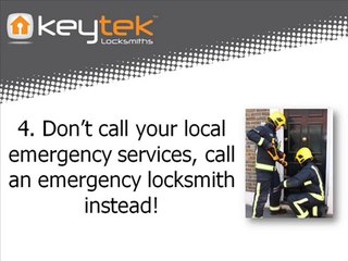 Top ten tips for when you're locked out