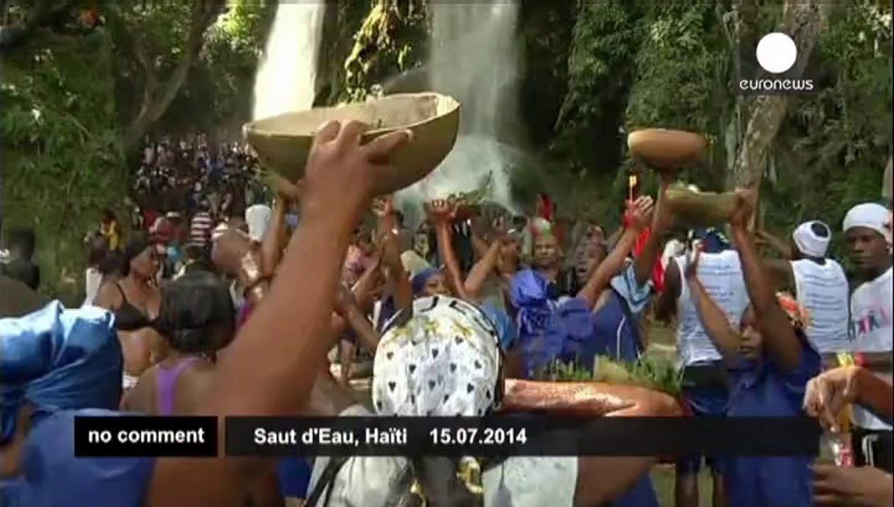 Haiti Voodoo- Annual voodoo festival at the Saut d'Eau waterfalls