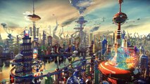 Futurama 3D... The futuristic city of futurama in 3D version