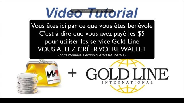Video Wallet Gold Line International