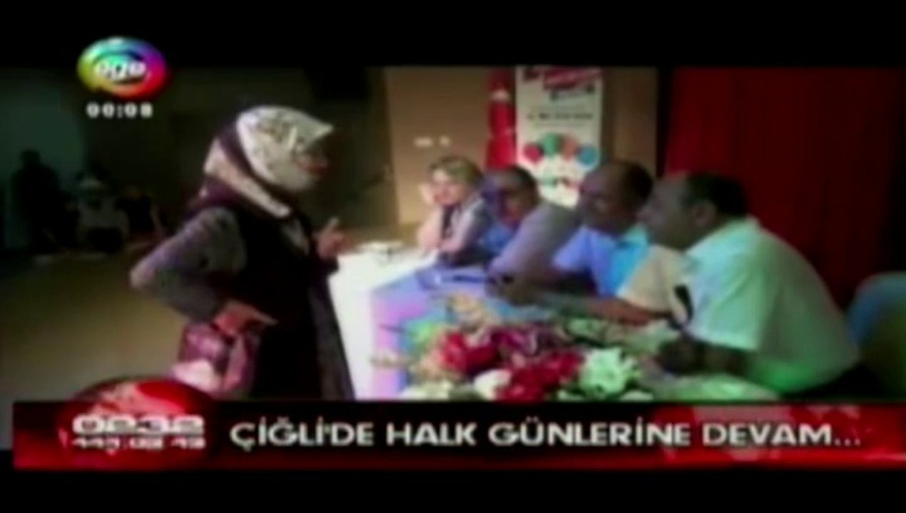 Ege Tv' de yayınlanan '' Çiğli'de halk günleri devam ediyor'' haberi.