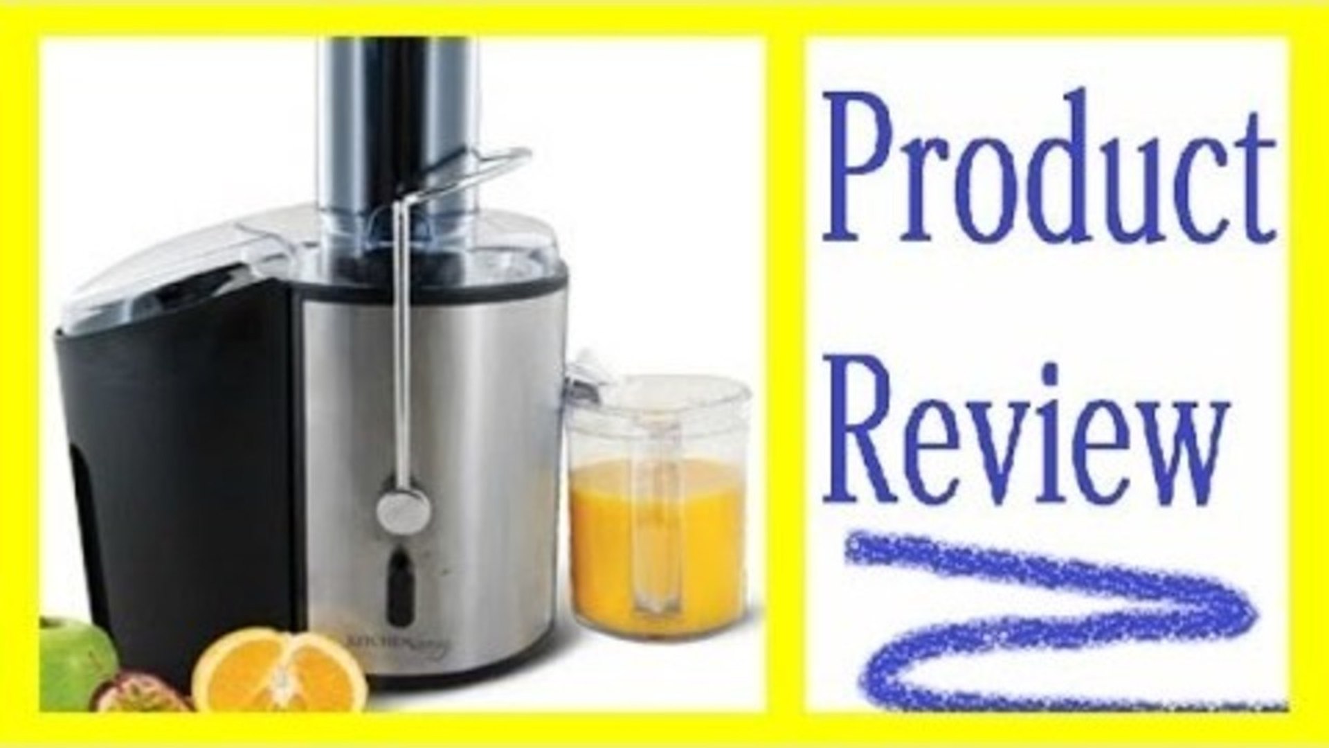 Kitchen Living Juice Extractor Product Review - video Dailymotion