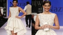 Sonam Kapoor On Ramp At India International Jewellery Week (IIJW) 2014