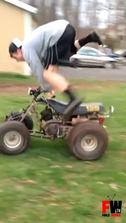 ATV Jump Fail
