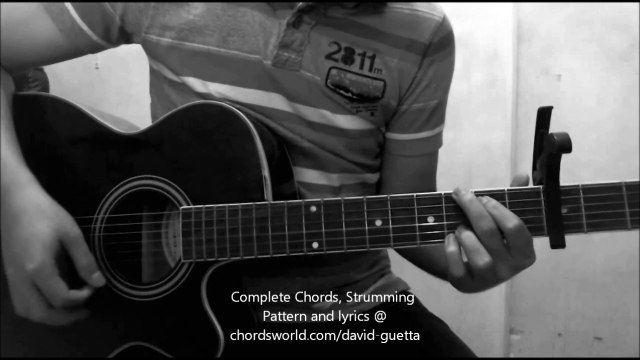 Titanium Chords by David Guetta - How To Play - chordsworld.com