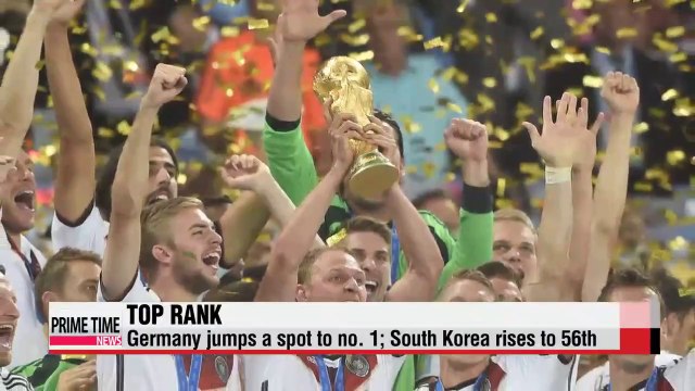 Germany tops FIFA rankings following WC win