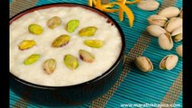 Badam Phirni Recipe for Ramzan in Hindi By Mr Master Chef (बादाम फिरनी)