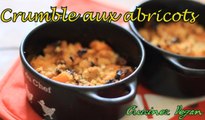 Crumble express aux abricots