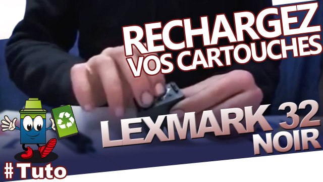 Comment recharger une cartouche d'encre Lexmark 32 noire