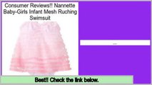 Low Prices Nannette Baby-Girls Infant Mesh Ruching Swimsuit