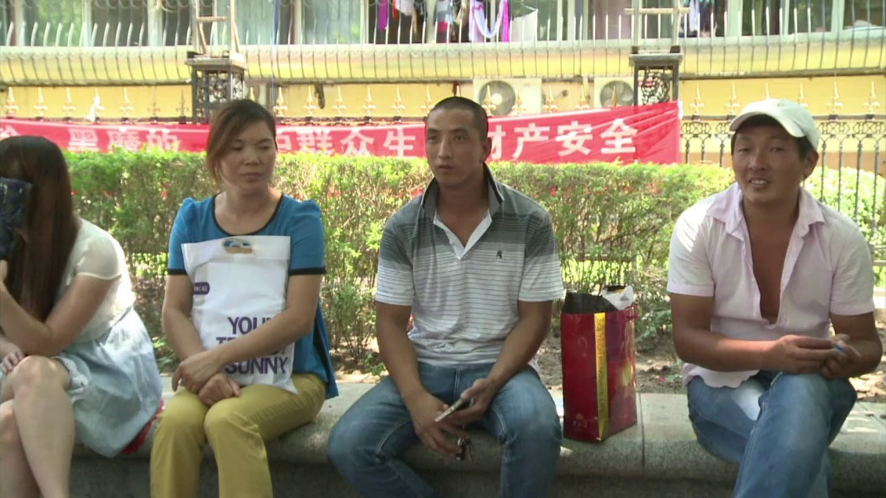 Crianças protestam na China