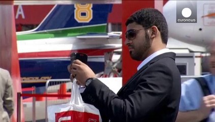 Los cazas de bajo coste aterrizan en el salón aeronáutico de Farnborough