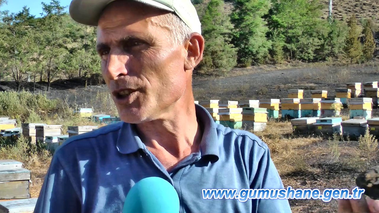 Gümüşhane'de Yangın