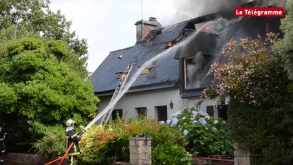 Pont-l'Abbé. Le feu ravage une maison