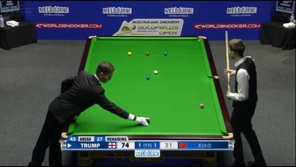 Judd Trump 101 Australian Open 2014 - Judd Trump vs XIAO