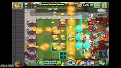 Plants Vs Zombies 2 Dark Ages  Star Fruit JULY 18 Piñata Party