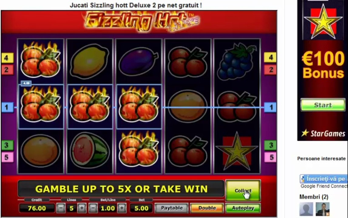 Sizzling hot deluxe online spielen !