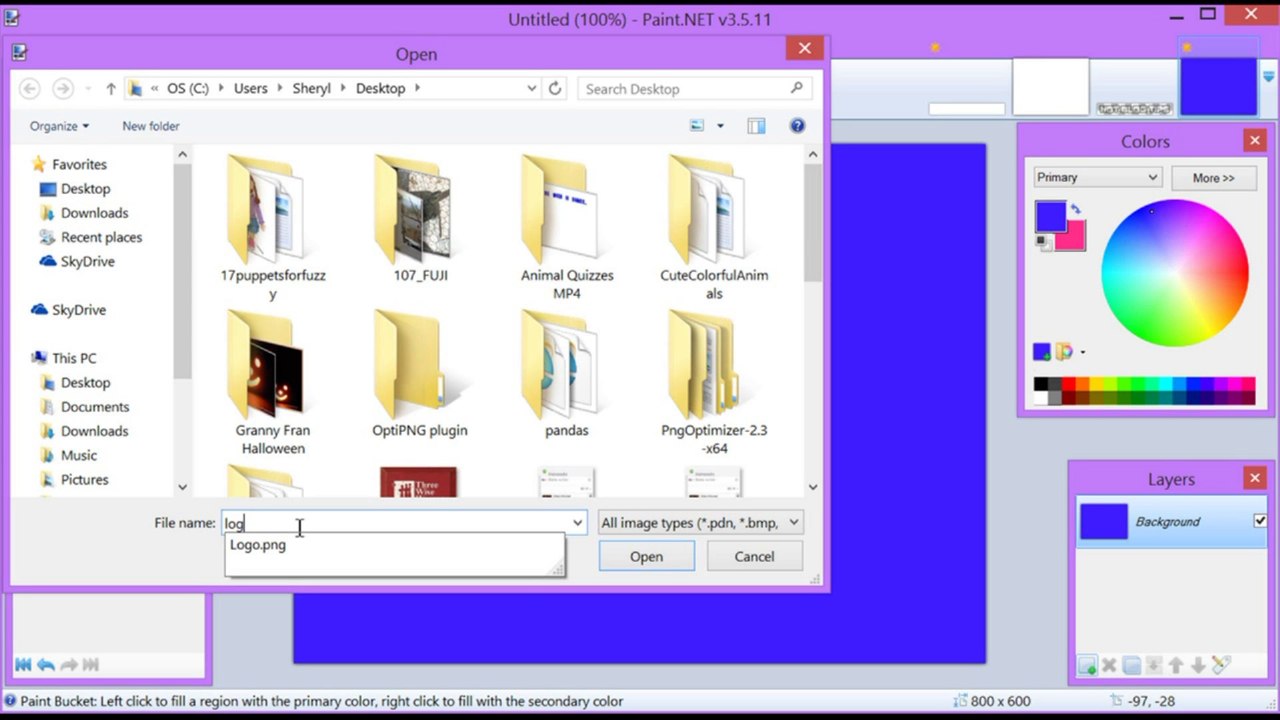 Make a Watermark with Paint.net