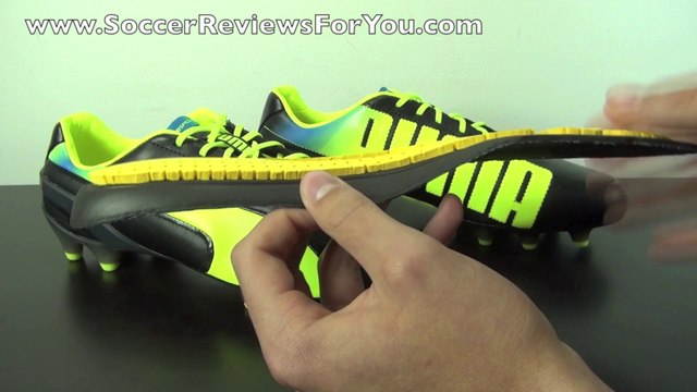 Puma evoSPEED 1.2 Leather Black/Fluo Yellow - Unboxing + On Feet