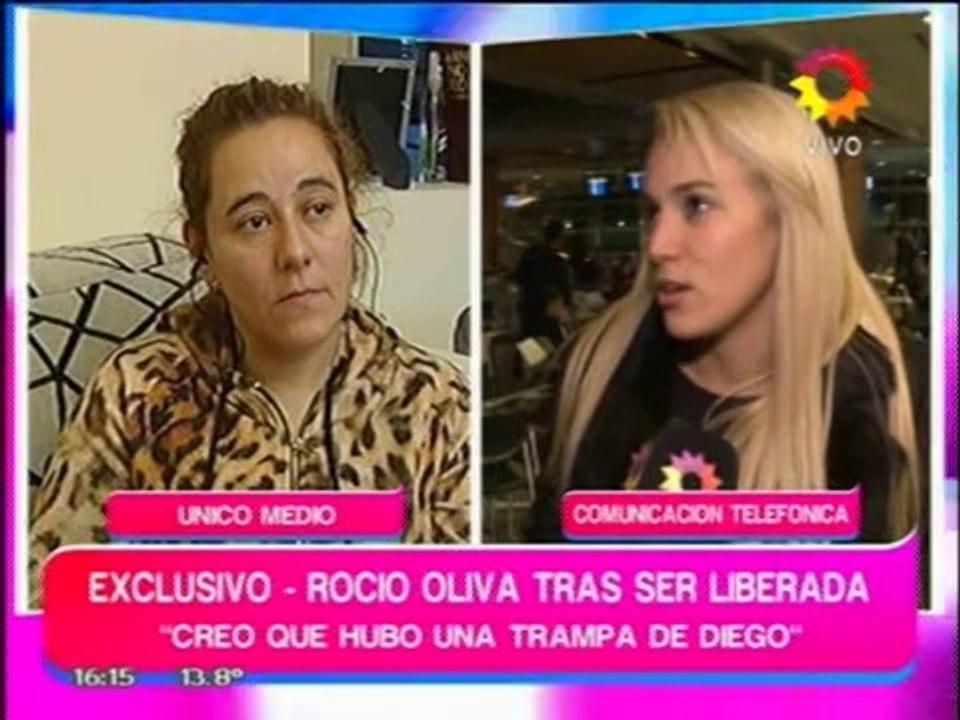Pronto.com.ar Rocío Oliva habló luego de ser liberada 1