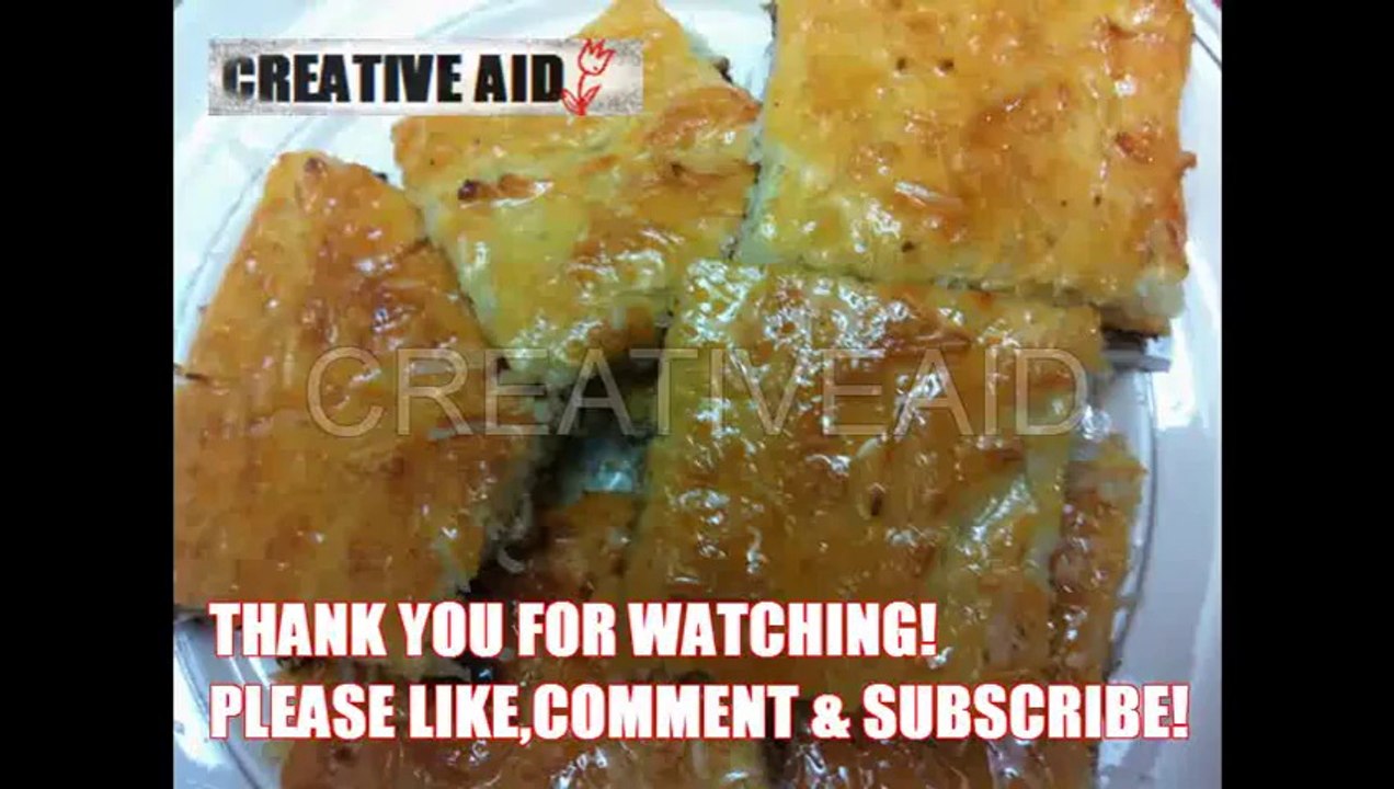How To Make Namora (Arabic) طريقة عمل بسبوسة جوز الهند او النمورة