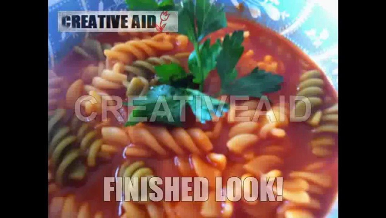 طريقة عمل معكرونة الملونة - سهلة ولذيذة HOW TO MAKE FUSILLI