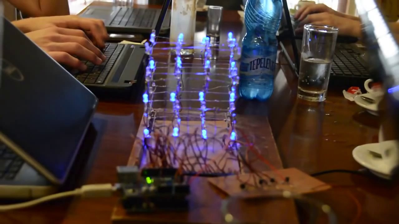 cube led 3d base