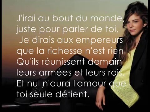 Caroline Costa - J'irai (Lyrics / Paroles)
