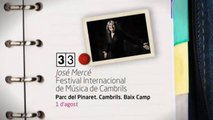 TV3 - 33 recomana - José Mercé. Festival Internacional de Música de Cambrils. Parc del Pinaret.
