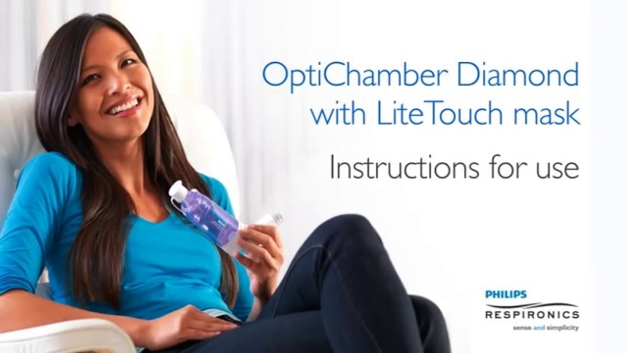 Philips OptiChamber Diamond with LiteTouch mask