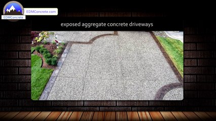 Exposed Aggregate Concrete Edmonton Alberta | EDMConcrete.com