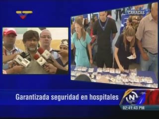 Ministro de Salud garantiza seguridad en los hospitales