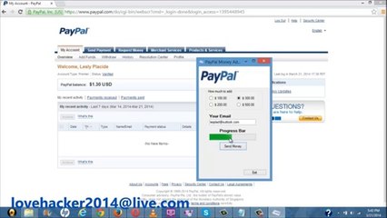 paypal money adder tool june 2014