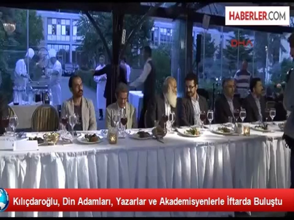Kılıçdaroğlu, Din Adamları, Yazarlar ve Akademisyenlerle İftarda Buluştu