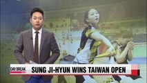 Sung Ji-hyun wins Taiwan Open
