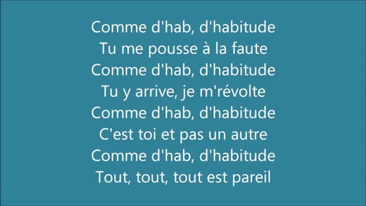 Zaho - Tout est pareil (Lyrics / Paroles)