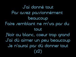 Zaho - Un Peu Beaucoup (Lyrics / Paroles)