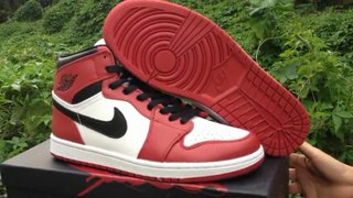 Nike Air Jordan 1 Chicago White Black Red Shoes Review From shopmallcn.ru