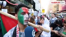 İsrail'in Gazze saldırılarının protesto edilmesi - NEW