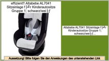 Preise vergleichen Altabebe AL7041 Sitzeinlage für Kinderautositze Gruppe 1; schwarz/weiß