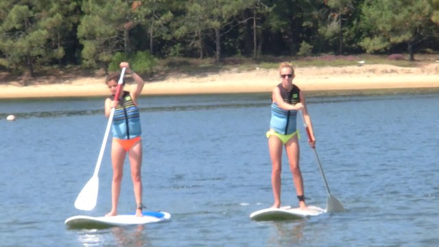 PADDLE SUR LE LAC DE VIEUX BOUCAU