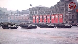 Victory Parade. June 24　1945. Moscow. USSR. HQ restored - Парад Победы 1945