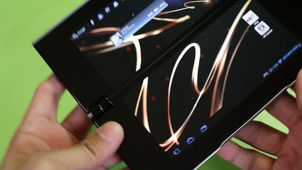 Sony Tablet P unboxing