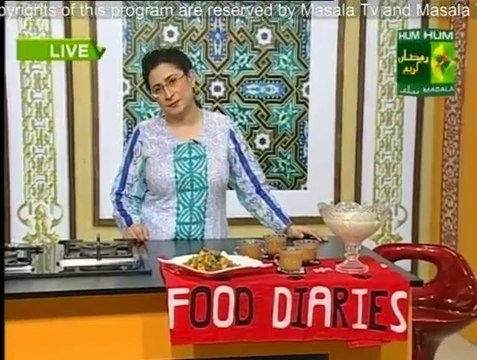 Food Diaries - Alo Chaat Recipe & Creamy Nutty Dessert - Part 02