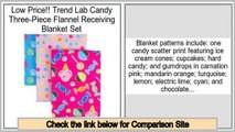 Discount Trend Lab Candy Three-Piece Flannel Receiving Blanket Set