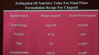ICHN-2014 Clinical and Therapeutiv Nutrition Session Consumer Acceptability of gluten free chapatti for celiace disease patients Ms. Mehnaz Nasir Khan
